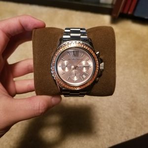 Sliver women's MK watch